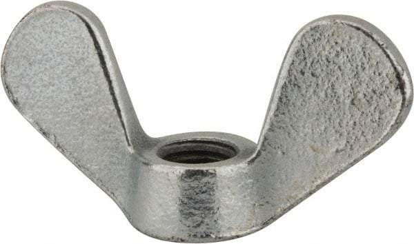 Value Collection - M12x1.75, Zinc Plated, Iron Standard Wing Nut - 5.6mm Wing Span, 31mm Wing Span - Caliber Tooling