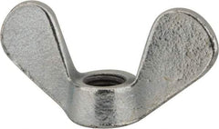 Value Collection - M12x1.75, Zinc Plated, Iron Standard Wing Nut - 5.6mm Wing Span, 31mm Wing Span - Caliber Tooling