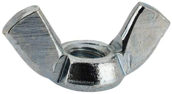 Value Collection - M5x0.80, Zinc Plated, Iron Standard Wing Nut - 2.3mm Wing Span, 11mm Wing Span - Caliber Tooling