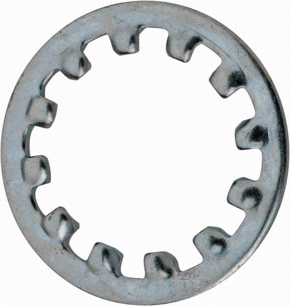 Value Collection - M20 Screw, 21mm ID, Spring Steel Internal Tooth Lock Washer - 33mm OD, Zinc-Plated, Grade 2 - Caliber Tooling