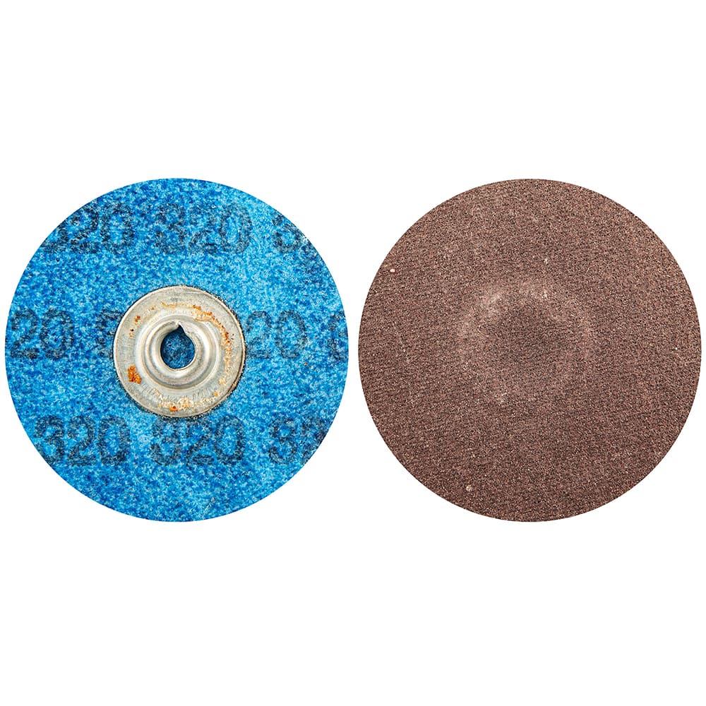 Norton - 2" 320 Grit Aluminum Oxide Quick Change Disc - Exact Industrial Supply