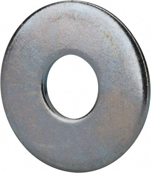 Value Collection - M20 Screw, Steel Fender Flat Washer - 22mm ID x 60mm OD, 4mm Thick, Zinc-Plated Finish - Caliber Tooling