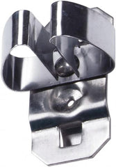 Triton - Spring Clip Standard Pegboard Hook - 2-3/4" Projection, Stainless Steel - Caliber Tooling