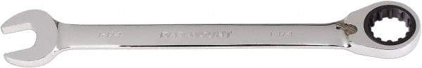 Paramount - 1-1/4" 12 Point Combination Wrench - 13° Head Angle, 16-11/16" OAL, Chrome Vanadium Steel, Polished Finish - Caliber Tooling