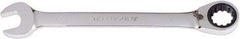 Paramount - 1" 12 Point Combination Wrench - 13° Head Angle, 12-11/16" OAL, Chrome Vanadium Steel, Polished Finish - Caliber Tooling