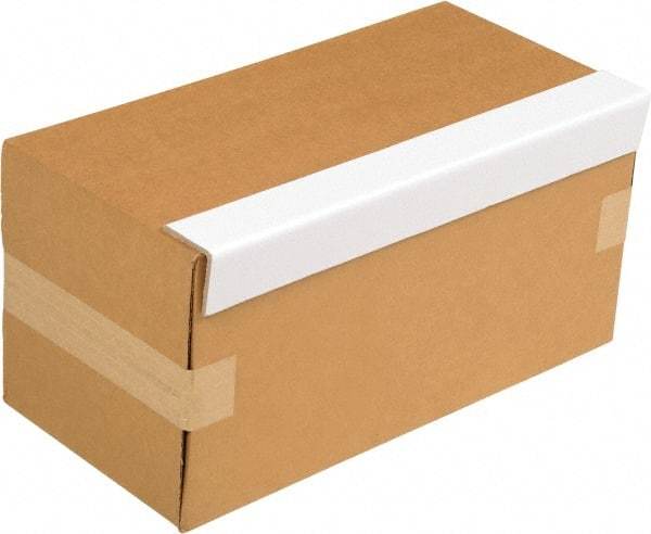 Vestil - 24" Long x 3" Wide x 3" High x 1/16" Thick Edge - White, Cardboard Box, 50 Piece - Caliber Tooling