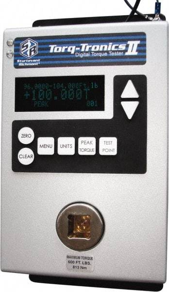 Sturtevant Richmont - 96 to 960 In/Lb Electronic Torque Tester - 1/2" Drive - Caliber Tooling