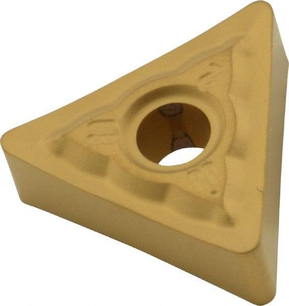 Iscar - TNMG332 PP Grade IC9250 Carbide Turning Insert - TiCN/Al2O3 Finish, 60° Triangle, 3/8" Inscr Circle, 3/16" Thick, 1/32" Corner Radius - Caliber Tooling