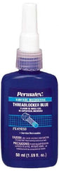 Permatex - 50 mL Bottle, Blue, Medium Strength Liquid Threadlocker - Series 243, 24 hr Full Cure Time, Hand Tool Removal - Caliber Tooling