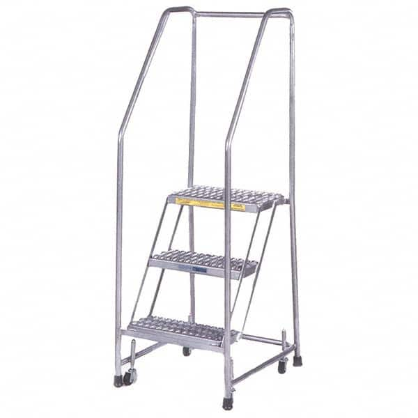 Ballymore - Rolling & Wall Mounted Ladders & Platforms Type: Rolling Style: Spring Loaded Rolling Safety Ladder - Caliber Tooling