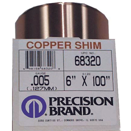 .004X6X100 COPPER SHIM - Exact Industrial Supply