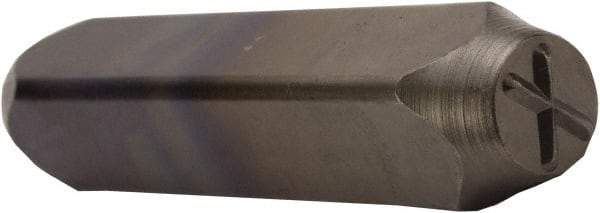 C.H. Hanson - 5/32" Character Size, X Character, Heavy Duty Individual Steel Stamp - Caliber Tooling