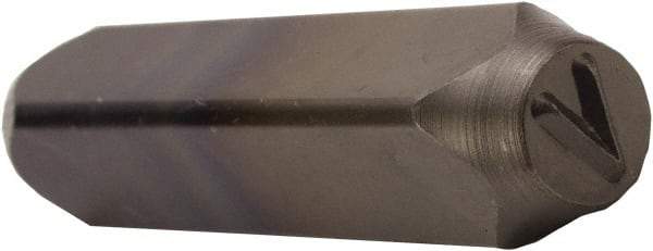 C.H. Hanson - Letter V Machine Made Individual Steel Stamp - 3/16" Character - Caliber Tooling