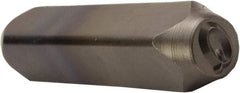 C.H. Hanson - 5/8" Character Size, Q Character, Heavy Duty Individual Steel Stamp - Caliber Tooling