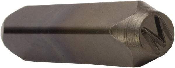 C.H. Hanson - 5/8" Character Size, M Character, Heavy Duty Individual Steel Stamp - Caliber Tooling