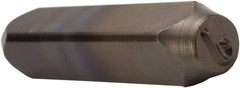 C.H. Hanson - 5/32" Character Size, J Character, Heavy Duty Individual Steel Stamp - Caliber Tooling