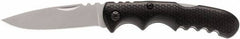 Coast Cutlery - 3" Blade, 7-1/8" OAL, Drop Point Folding Knife - 4-1/8" Closed Length, Nylon - Caliber Tooling