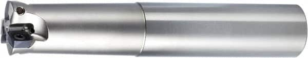 OSG - 40mm Cut Diam, 32mm Shank Diam, Cylindrical Shank Indexable High-Feed End Mill - Screw Holding Method, SXMT12.. Insert, PHC Toolholder, Through Coolant - Caliber Tooling