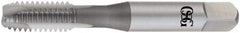 OSG - 3/4-10 UNC, 3 Flute, TiCN Finish, High Speed Steel Spiral Point Tap - Plug Chamfer, Right Hand Thread, 4-1/4" OAL, 2" Thread Length, 0.59" Shank Diam, Series 105H - Exact Industrial Supply