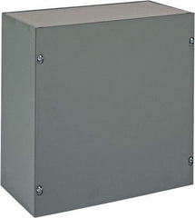 nVent Hoffman - Steel Junction Box Enclosure Screw Flat Cover - NEMA 1, 12" Wide x 12" High x 6" Deep - Caliber Tooling