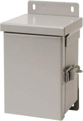 nVent Hoffman - Steel Standard Enclosure Hinge Flat Cover - NEMA 3R, 12" Wide x 12" High x 6" Deep, Watertight - Caliber Tooling