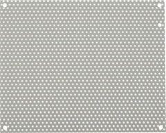 nVent Hoffman - 8-1/4" OAW x 10-1/4" OAH Powder Coat Finish Electrical Enclosure Perforated Panel - 12" x 10" Box, 16 Gauge Steel, Use with A12N104/A12N106/A12R106HCR - Caliber Tooling