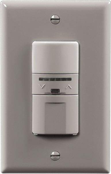 Cooper Wiring Devices - 1,000 Square Ft. Coverage, Infrared Occupancy Sensor Wall Switch - 600 at 120 V Incandescent, 600 at 120 V Fluorescent, 120 VAC, Gray - Caliber Tooling