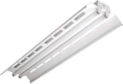 Cooper Lighting - 4 Lamps, 32 Watts, Fluorescent, Low Bay Fixture - 96" Long x 4-5/8" High x 12" Wide, 120-277 Volt, Steel Housing - Caliber Tooling