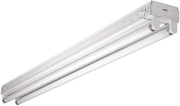 Cooper Lighting - 2 Lamp, 32 Watt, Fluorescent Strip Light - Suspended, 120/277 Volt, 48" Long x 4-1/4" Wide x 3-5/8" High - Caliber Tooling