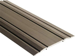 National Guard Products - 36" Long x 5" Wide x 1/4" High, Saddle Threshold - Aluminum Finish - Caliber Tooling