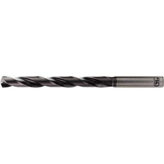 OSG - 37/64" 140° Spiral Flute Solid Carbide Taper Length Drill Bit - Caliber Tooling