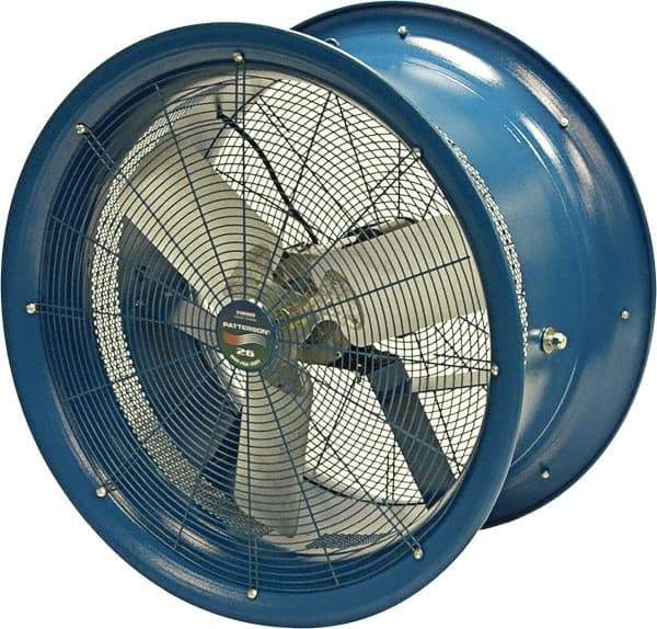 Patterson Fan - 26" Blade, 1 hp, 7,650 CFM, Industrial Circulation Fan - Suspension, 208-230/460 Volts, 1 Speed - Caliber Tooling