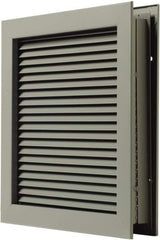 National Guard Products - 13" Wide x 13" High, Solid Steel Louver - 12" Opening Width, 12" Opening Height - Caliber Tooling