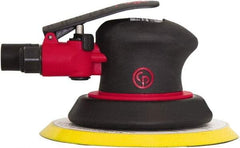 Chicago Pneumatic - 12,000 OPM, 8 CFM Air Consumption, Palm Air Orbital Sander - Round Pad, 1/4" Inlet - Caliber Tooling