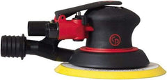 Chicago Pneumatic - 12,000 OPM, 8 CFM Air Consumption, Palm Air Orbital Sander - Round Pad, 1/4" Inlet - Caliber Tooling