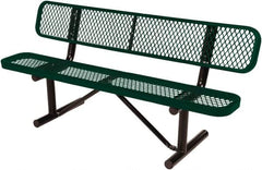 Vestil - 8' Long x 20" Wide, Steel Bench Seat - Caliber Tooling