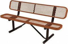 Vestil - 6' Long x 20" Wide, Steel Bench Seat - Caliber Tooling