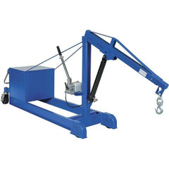 Vestil - 2,000 Lb Load Capacity, Steel Counter Balanced Floor Crane - 5' 17/64" Span - Caliber Tooling