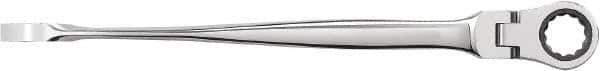 GearWrench - 7/16" 12 Point X-Beam Flex Combination Wrench - 7-3/4" OAL, Steel, Full Polish Finish - Caliber Tooling