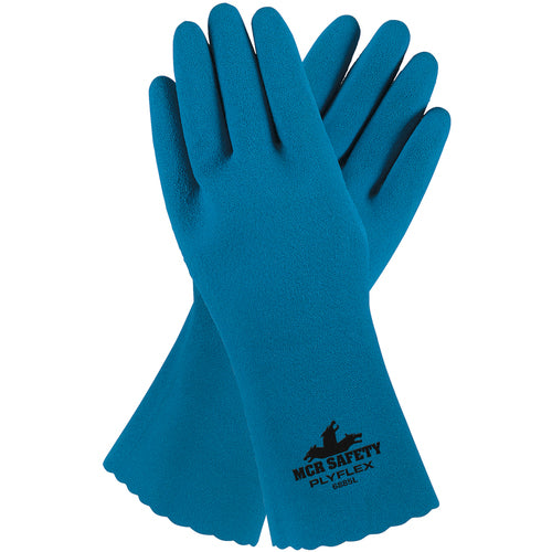 6885 PlyFlex Textured Rubber Coated Glove - Size Medium - Caliber Tooling