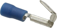 Thomas & Betts - 16 to 14 AWG, Vinyl, Fully Insulated, Piggyback Wire Disconnect - 1/4 Inch Wide Tab, Blue, RoHS Compliant, UL 94 V-0 - Caliber Tooling