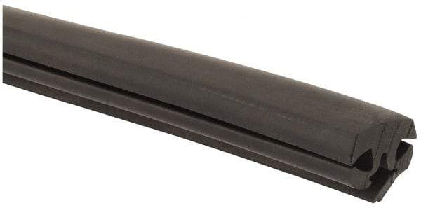 TRIM-LOK - 1.09 Wide x 100 Ft. Long, EPDM Rubber Locking Gasket - 1/4 Inch Panel Thickness, 1/4 Inch Window Panel Thickness - Caliber Tooling