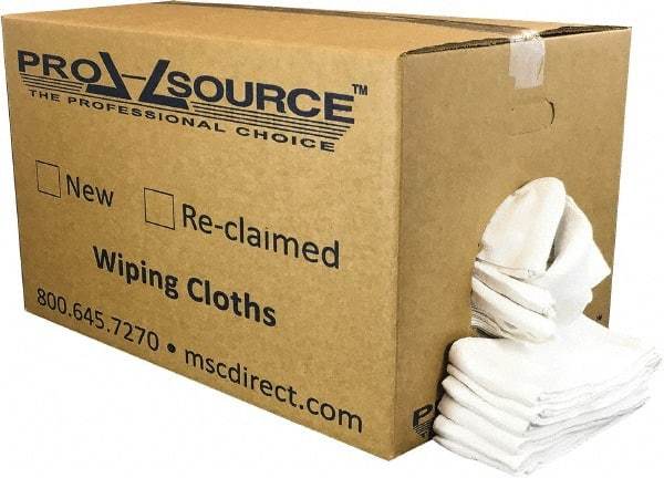 PRO-SOURCE - 25 Inch Long x 16 Inch Wide Virgin Cotton Surgical Towels - White, Huck Toweling, Lint Free, 25 Lbs. at 4 to 6 per Pound, Box - Caliber Tooling