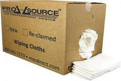 PRO-SOURCE - 12 Inch Long x 20 Inch Wide Virgin Cotton Diaper Rags - White, Lint Free, 25 Lbs. at 2 to 4 per Pound, Box - Caliber Tooling