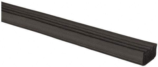 TRIM-LOK - 5/8 Inch Thick x 5/8 Wide x 100 Ft. Long, EPDM Rubber Ribbed Seal with Acrylic - Caliber Tooling