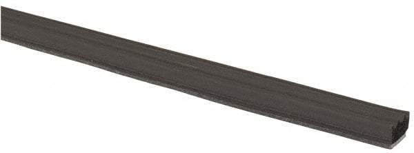 TRIM-LOK - 3/8 Inch Thick x 3/8 Wide x 100 Ft. Long, EPDM Rubber Ribbed Seal with Tape - Caliber Tooling