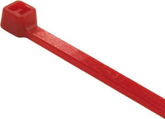 Value Collection - 9.8" Long Red Nylon Standard Cable Tie - 40 Lb Tensile Strength, 70mm Max Bundle Diam - Caliber Tooling