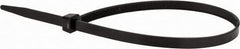 Value Collection - 14-1/2" Long Black Nylon Standard Cable Tie - 120 Lb Tensile Strength, 106mm Max Bundle Diam - Caliber Tooling