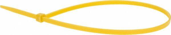 Value Collection - 14.6" Long Yellow Nylon Standard Cable Tie - 50 Lb Tensile Strength, 106mm Max Bundle Diam - Caliber Tooling