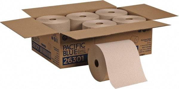 Georgia Pacific - Hard Roll of 1 Ply Brown Paper Towels - 7-7/8" Wide, 800' Roll Length - Caliber Tooling